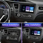 HONDA CIVIC 2012-2015 ANDROID CARPLAY 9 INCH (LIFT) - Image 2