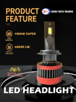 LED LIGHT WITH FAN DYT-1800W-H7 - Image 2